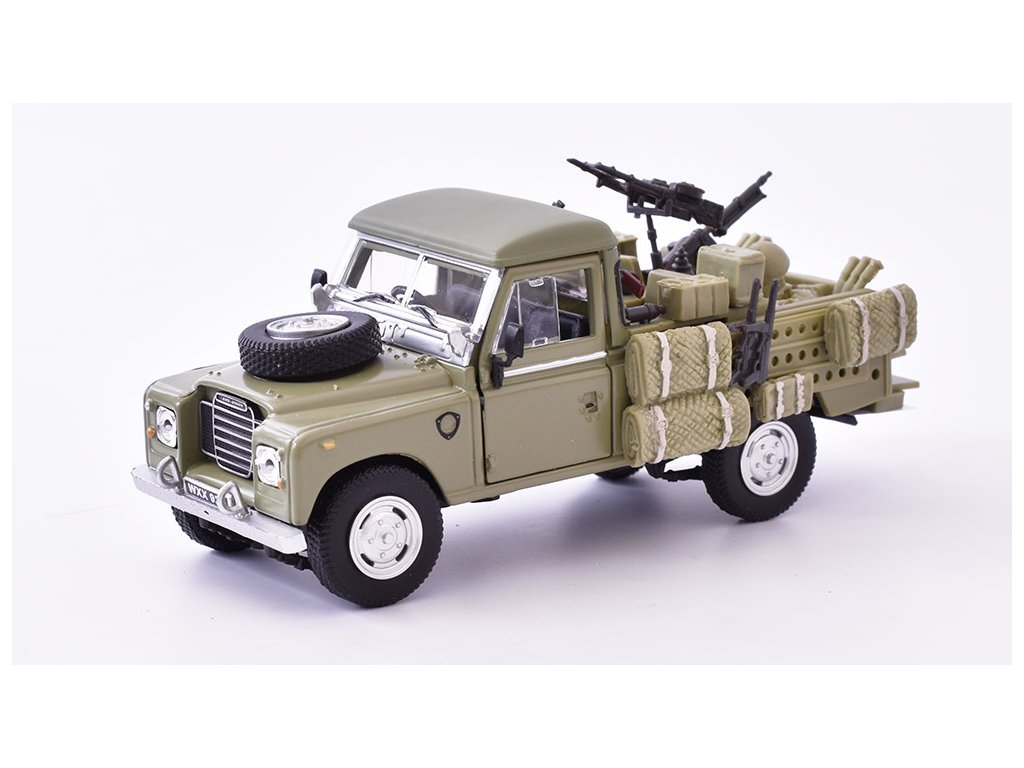 Land Rover III Series 109 Pick-up 1961 1:43 - Cararama Land Rover III Series 109 Pick-up 1961 - kovový model auta 1:43