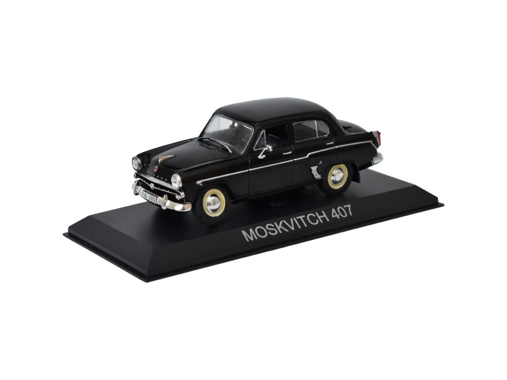 Moskvič 407 1958 1:43 - Maşini de Legendă časopis s modelem BAZAROVÉ ZBOŽÍ Moskvič-407 - kovový model auta