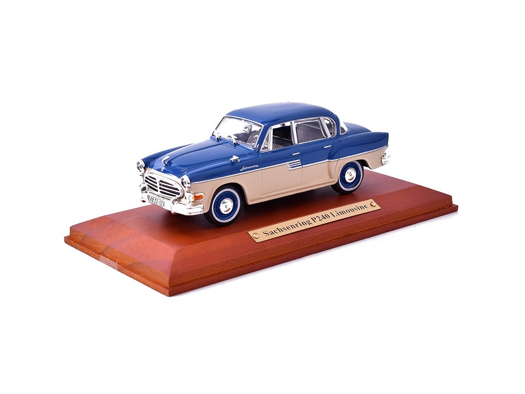 Sachsenring P240 Limousine 1:43 - Atlas časopis s modelem Sachsenring P240 Limousine - kovový model auta