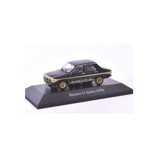 Renault 12 ALPINE 1978 1:43 - časopis s modelem Renault 12 ALPINE - 1978 - kovový model auta
