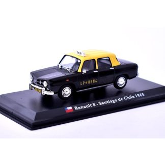 Renault 8 Santiago de Chile 1965 1:43 - Taxíky světa časopis s modelem Renault-8 Santiago de Chile 1965 - kovový model taxi bez časopisu