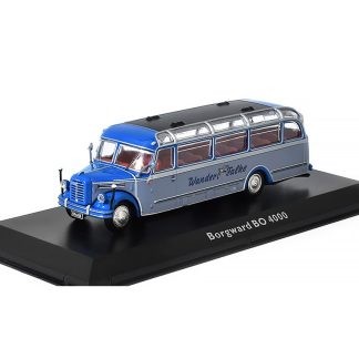 Borgward BO 4000 1:72 - Atlas Classic Coaches časopis s modelem Borgward BO4000 - kovový model