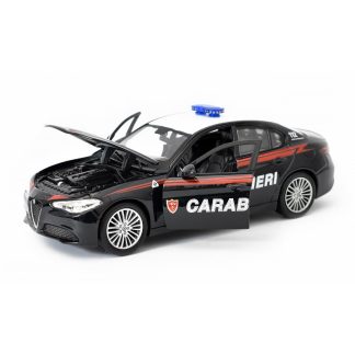 Alfa Romeo Giulia Carabinieri 2015 1:24 - Bburago Alfa Romeo Giulia Carabinieri 2015 - kovový model auta