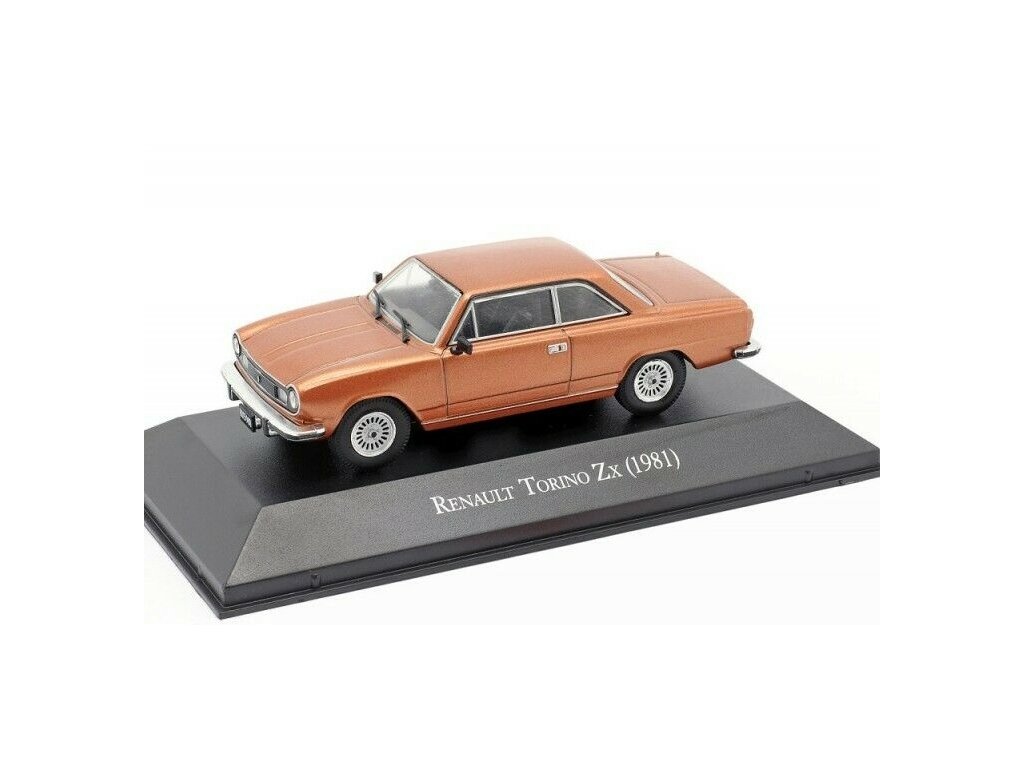 Renault Torino Zx - 1981 1:43 časopis s modelem Renault Torino Z x - 1981 - kovový model auta