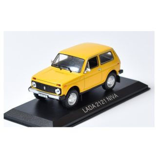 LADA NIVA 2121 VAZ 1:43 - Legendární automobily minulé éry časopis s modelem #76 VAZ-2121 LADA NIVA - kovový model auta