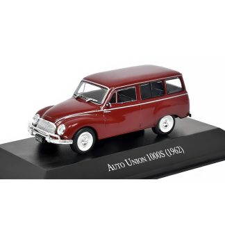 Auto Union 1000 S combi 1960 1:43 - časopis s modelem AUDI Auto Union 1000S combi - kovový model auta