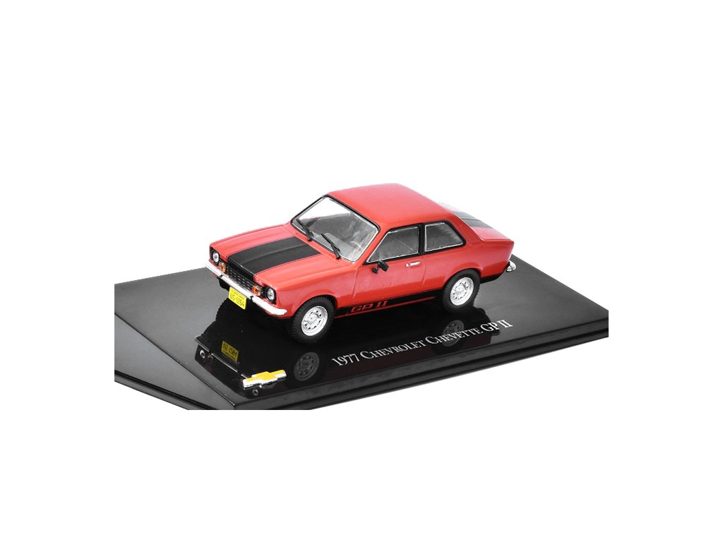 Chevrolet Chevette GP II 1977 (Opel Kadett) 1:43 časopis s modelem Chevrolet Chevette GP II 1977 ( Opel Kadett ) - kovový model auta
