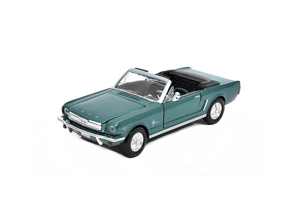 Ford Mustang Cabrio 1964 1:24 - MOTORMAX Ford Mustang Convertible 1964 - kovový model auta