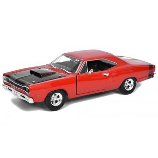 Dodge Coronet Super Bee 1969 1:24 - MOTORMAX Dodge Coronet super Bee - 1969 - kovový model auta