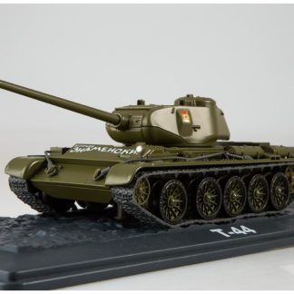 T-44 tank 1:43 - Naše Tanky časopis s modelem #47 T 44 - kovový model tanku