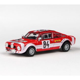 Škoda 200RS 1974 Rallye Jeseníky 1974 #84 Šedivý Janeček 1:43 - Abrex Škoda 200RS 1974 - kovový model auta 1/43