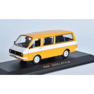 RAF 2203 LATVIA 1:43 - Legendární automobily minulé éry časopis s modelem #108 RAF 2203 LATVIA - kovový model auta