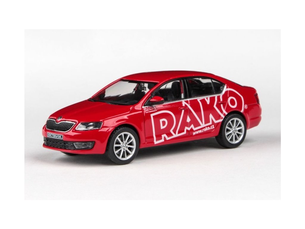 Škoda Octavia III - 2012 RAKO 1:43 Abrex Škoda Octavia III - 2012 RAKO - kovový model auta