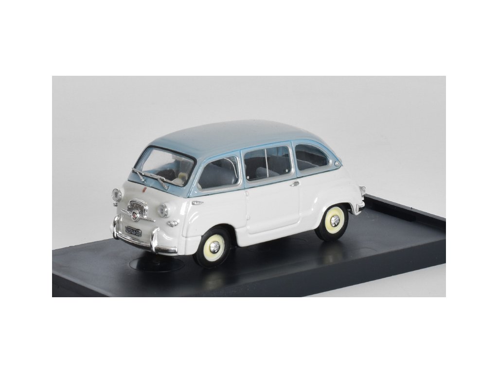 Fiat 600 Multipla I Series Stradale 1956 1:43 - Brumm Fiat-600 Multipla - kovový model auta