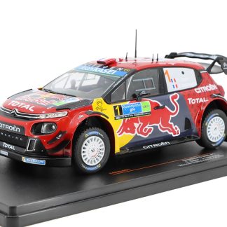 Citroen C3 WRC #1 Rallye Mexico 2019 S. Ogier / J. Ingrassia 1:24 - IXO Models Citroen C3 WRC No.1 Winner Rally Mexico Ogier/Ingrassia - kovový model auta