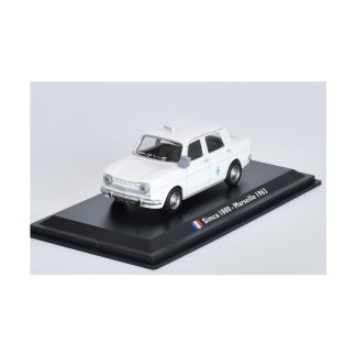 Simca 1000 1:43 Marseille 1962 - Taxíky světa časopis s modelem Simca 1000 - kovový model taxi