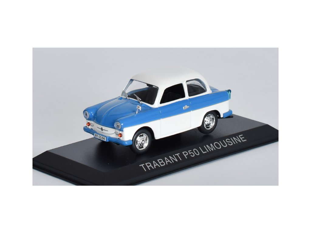 Trabant P50 Limousine 1:43 - Legendární automobily minulé éry časopis s modelem #90 Trabant-P50 Limousine - kovový model auta