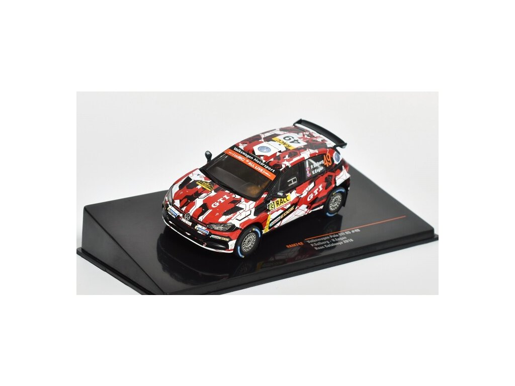 VOLKSWAGEN Polo GTI R5 # 49 1:43 - IXO Models VOLKSWAGEN Polo GTI R5 No.49 - kovový model