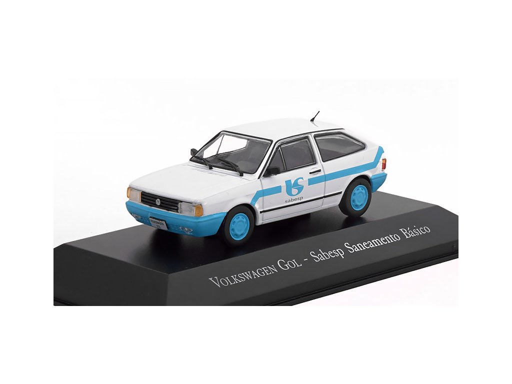 Volkswagen Gol Sabesp Saneamento Basico 1:43 - DeAgostini časopis s modelem VW GOL - kovový model auta