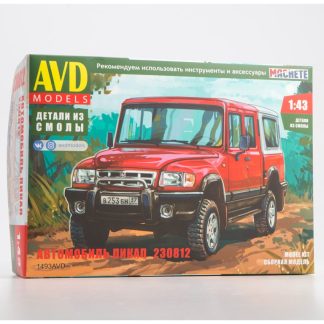 GAZ-230812 pick-up 1:43 - AVD GAZ 230812 pick-up - stavebnice AVD
