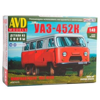 UAZ-452K 1:43 - AVD UAZ 452K - stavebnice AVD
