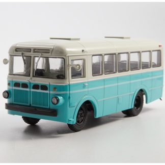 RAF-976 autobus 1:43 - MODIMIO Naše autobusy časopis s modelem #22 RAF 976 - kovový model autobusu
