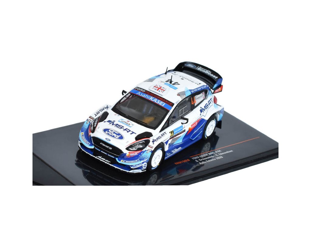 Ford Fiesta WRC #44 Rallye WM Rally Estonia 1:43 - IXO Models Ford Fiesta WRC No.44 Rallye WM, Rallye Estonia - kovový model