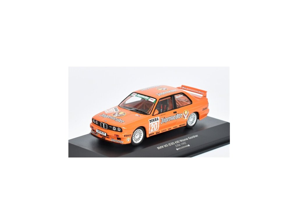 BMW M3 (E30) Jagermeister #20 DTM 1992 1:43 - CMR BMW M3 E30 JAGERMEISTER No.20 DTM 1992 - kovový model auta
