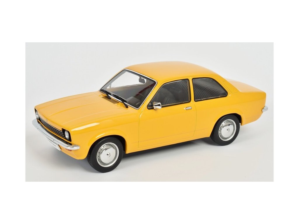 Opel Kadett C Limousine 1972 1:18 žlutá - KK-Scale Opel Kadett C Limousine 1972 - kovový model auta