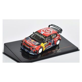 Citroen C3 WRC No.4 Rallye Švédsko 2019 1:43 - IXO Models Citroen C3 WRC N 4 - kovový model