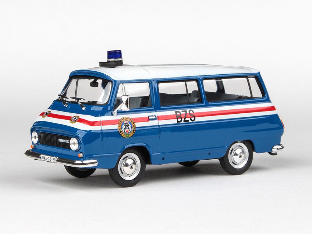 Škoda 1203 Báňská Záchranná Služba 1974 1:43 - Abrex Škoda 1203 Báňská Záchranná Služba - kovový model auta 1/43