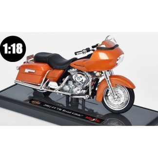 Harley-Davidson FLTR Road Glide 2002 oranžová 1:18 - Maisto Harley Davidson FLTR Road Glide 2002 - model motorky