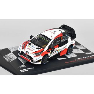 Toyota Yaris WRC Chilská Rallye 2019 1:43 - Rallye automobily časopis s modelem #1 Toyota Yaris WRC Chilská Rallye 2019 - kovový model auta