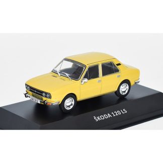 Škoda 120 LS 1977 1:43 - Kaleidoskop slavných vozů časopis s modelem #25 Škoda 120LS DeAgostini - kovový model auta