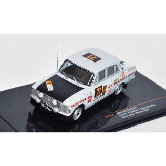 Moskvič 412 #71 Rally London-Mexico 1970 Holm/Boubnov/Guiradouskas 1:43 - IXO Moskvič-412 No.71 Rally 1970 - kovový model