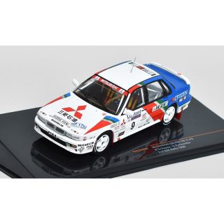 Mitsubishi Galant VR-4 #9 Eriksson-Parmander RAC Rally 1990 1:43 - IXO Model Mitsubishi Galant VR4 No.9 Mitsubishi RalliArt Europe RAC Rally - kovový model