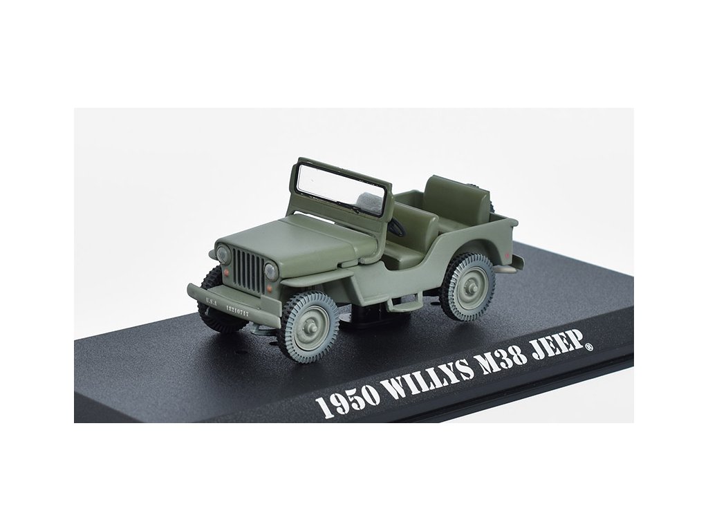 Jeep Willys M38 1950 1:43 - GreenLight Jeep Willys M38 - kovový model auta