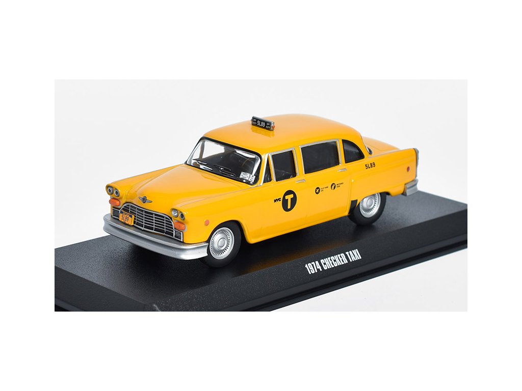 Checker Taxi 1974 - John Wick Chapter 3 - 1:43 GreenLight Checker Taxi 1974 - kovový model taxi