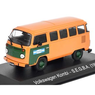 Volkswagen Kombi SEGBA 1983 1:43 - časopis s modelem VW Kombi S.E.G.B.A. 1983 - kovový model auta