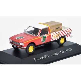 Peugeot 504 Pick-Up Pimper Nic 1982 1:43 - časopis s modelem Peugeot Pick-Up Pimper Nic 1982 - kovový model auta
