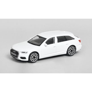 Audi A6 Avant 2019 bílá 1:43 - Bburago Audi A6 Avant 2019 - kovový model auta 1/43