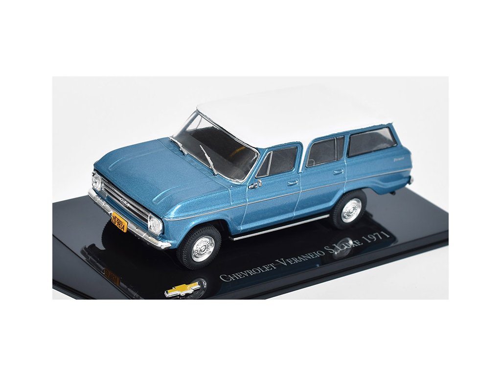 Chevrolet Veraneio S Luxe 1971 1:43 - DeAgostini časopis s modelem Chevrolet Veraneio S Luxe - kovový model auta