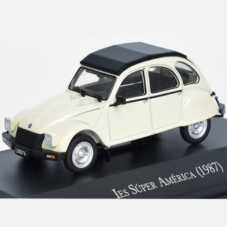 Citroen 2CV Ies Super America 1987 1:43 - časopis s modelem Citroen 2CV Ies Super America 1987 - kovový model auta