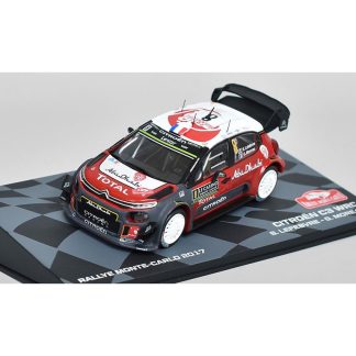 Citroen C3 WRC #8 Rallye Monte-Carlo 2017 1:43 - Atlas časopis s modelem Citroen C3 WRC No.8 Rally Monte Carlo 2017 - kovový model auta