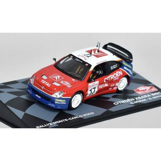 Citroen XSARA WRC #17 Rallye Monte-Carlo 2003 1:43 - Atlas časopis s modelem Citroen XSARA WRC No.17 Rally Monte Carlo 2003 - kovový model auta
