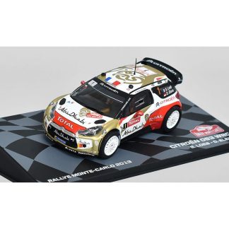 Citroen DS3 WRC #1 Rallye Monte-Carlo 2013 1:43 - Atlas časopis s modelem Citroen DS3 WRC No.1 Rally Monte Carlo 2013 - kovový model auta