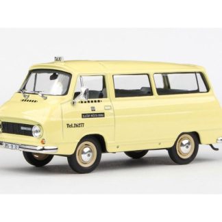 Škoda 1203 1974 Taxi Žlutá - 1:43 Abrex Škoda 1203 - kovový model mikrobusu
