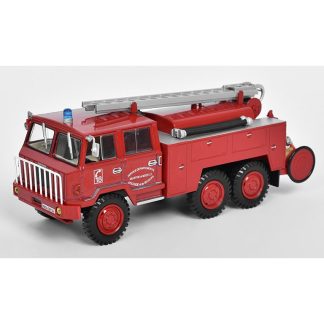 Berliet FF 6x6 1971 Hasiči 1:43 - Edicola časopis s modelem Berliet FF 6x6 1971 - kovový model