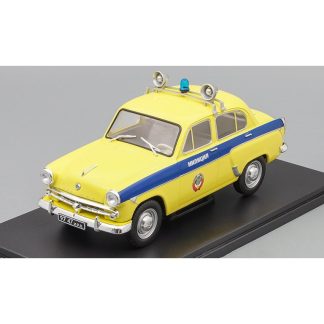 Moskvič 407 Milice 1:24 - Hachette časopis s modelem Moskvič-407 Milice - kovový model auta