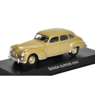 Škoda Superb OHV 1948 1:43 - Kaleidoskop slavných vozů časopis s modelem #33 Škoda Superb OHV DeAgostini - kovový model auta